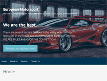 Tablet Screenshot of european-motorsport.com
